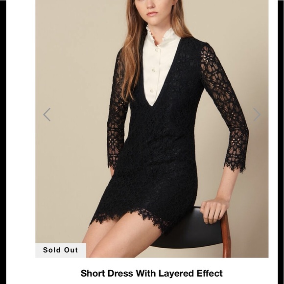 SOLD Sandro dress - Picture 1 of 4